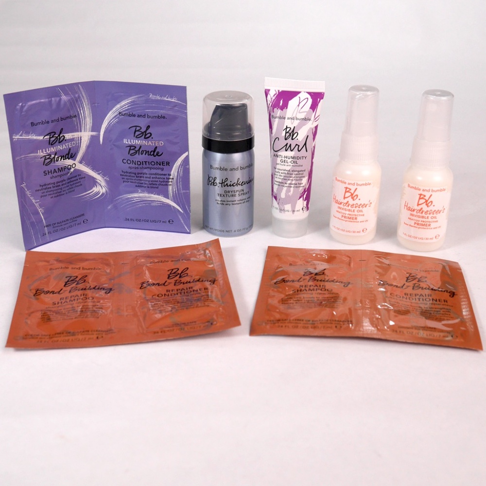 Bumble and Bumble Deluxe Hair Haircare Travel Set 7 Piece NEW Bundle